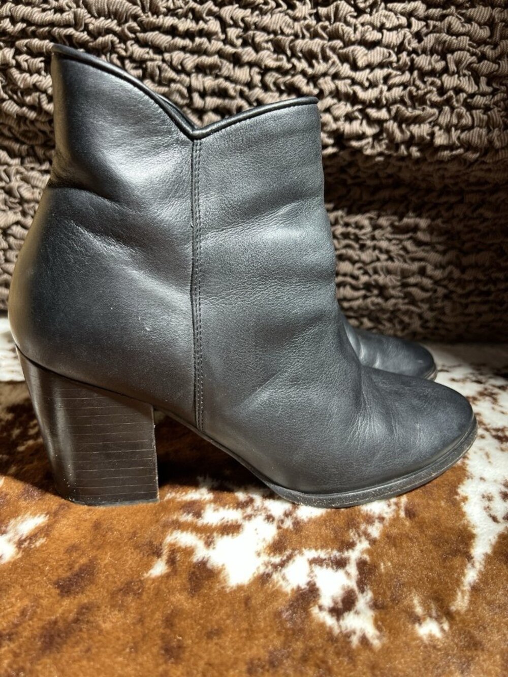 Thursday Boot Company Uptown Women’s Leather Booties Size 9.5 Black